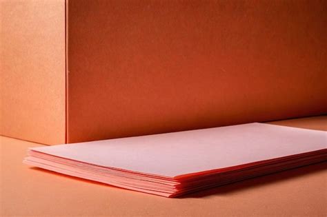 Premium Photo Stack Of A4 Papers Cardboard Package Paper Sheets