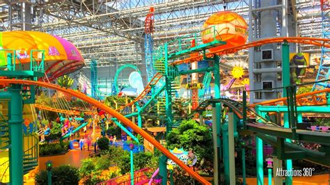 Tour Of The Largest Indoor Theme Park In America Mall Of America Nickelodeon Universe Youtube