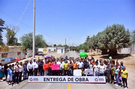 Entrega Alcaldesa De G Mez Palacio Camino De Acceso Al Ejido