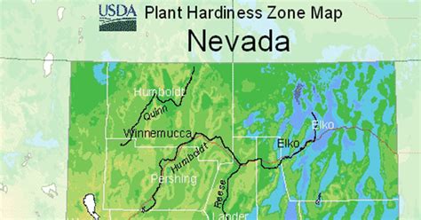 Reno NV USDA Hardiness Zone Map Planting Guide The Garden Magazine