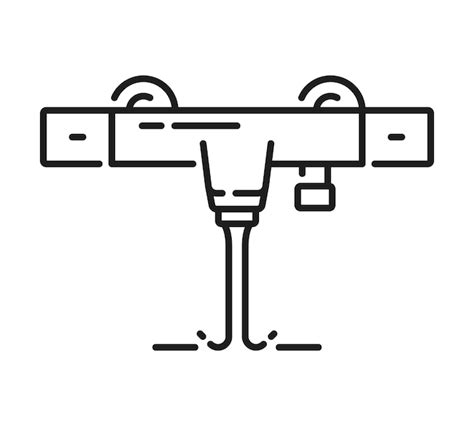 Tik Op Keuken En Badkamer Kraan Overzicht Pictogram Badkamer Moderne