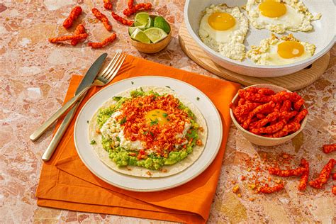 CHEETOS Crunchy FLAMIN HOT Eggs With Feta FLVR