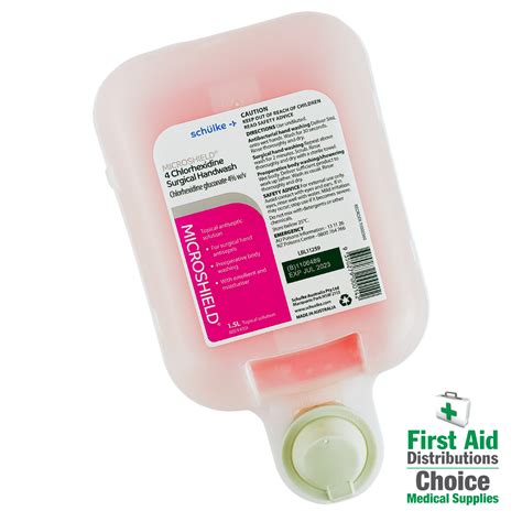 Microshield 4 Chlorhexidine Surgical Handwash 1 5L 1 Microshield 4