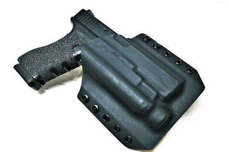 Owb Light Bearing Kydex Holster For Glock 19 23 With