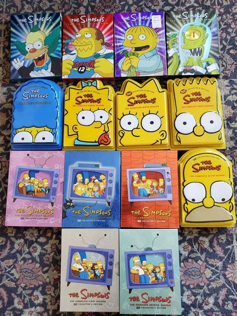 The Simpsons Seasons Dvd Box Set Collector S Face Ebay