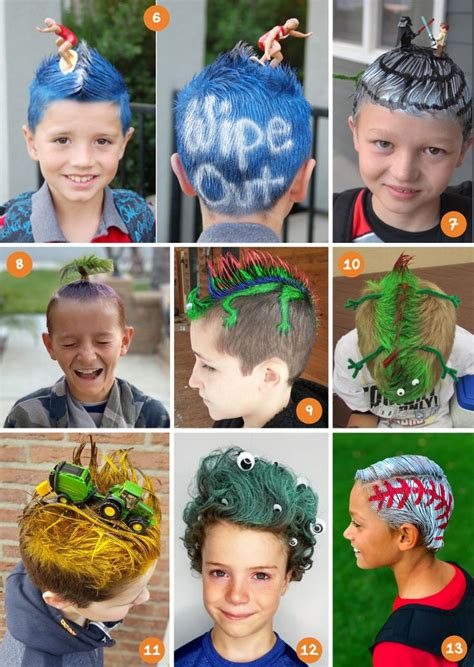 220+ Crazy Hair Day Ideas. Wacky School Hairstyles for Girls, Boys ...