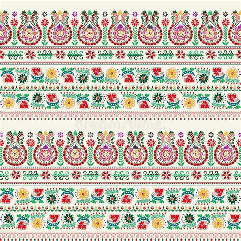 Hungarian Embroidery Pattern 11 Stock Vector Illustration Of Ethnic