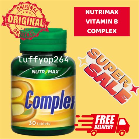 Jual Nutrimax Vitamin B Complex Isi Tablet Vit B Nutrisi Otak