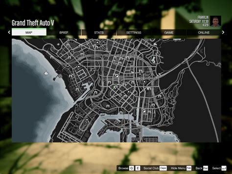 Gta Menu Map