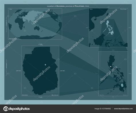 Bukidnon Province Philippines Diagram Showing Location Region Larger