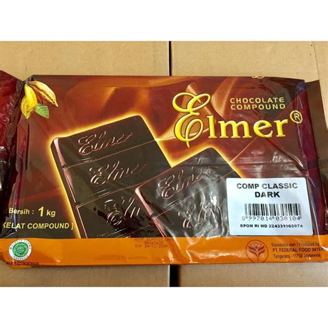 Jual Coklat Blok Elmer Dark Classic 1 Kg Shopee Indonesia