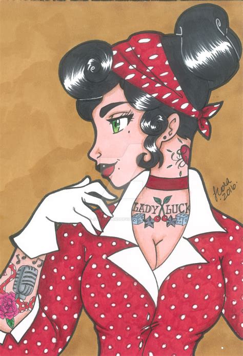 Rockabilly Lady Trish By Jayleedraws On Deviantart