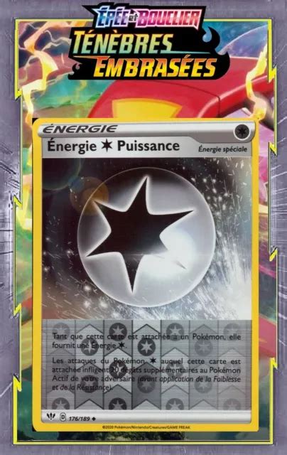 Énergie Puissance 176189 Ténèbres Embrasées Eb03 Carte Pokémon