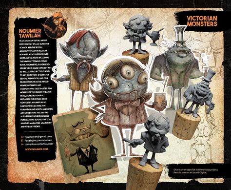 Victorian Monsters On Behance