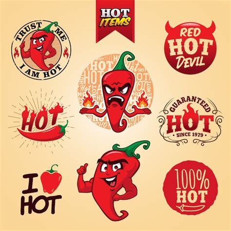 Premium Vector Red Hot Chilli Logo Template