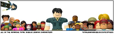 All of the amazing total roblox drama characters - Comic Studio