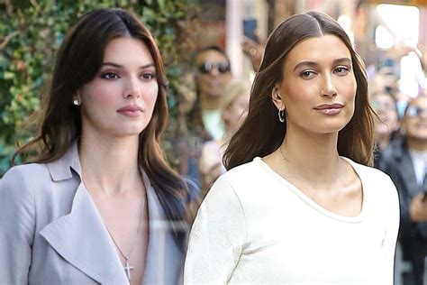Kendall Jenner And Hailey Bieber Serve Fierce Runway Walks In Y2k Heels