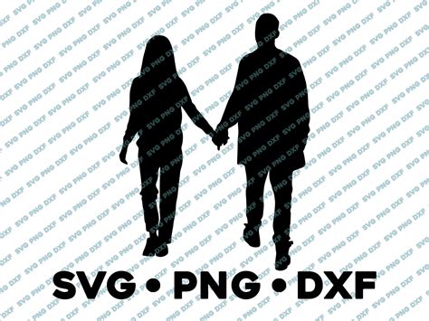 Couple Holding Hands Svg Png Dxf Cut File For Cricut Etsy