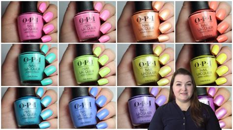 Opi Make The Rules Summer Live Application Comparisons Youtube