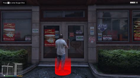 Working Burger Shot Gta5