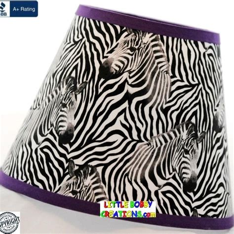 Zebra Lamp Shade Etsy