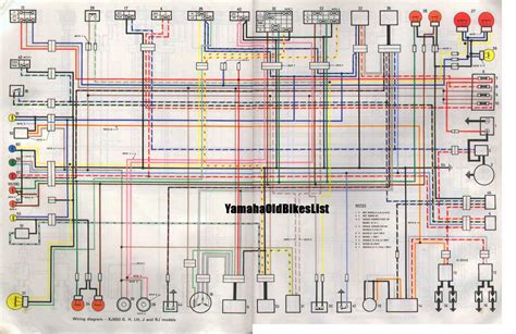 Old Yamaha Xj Wiring Diagram Yamaha Old Bikes List