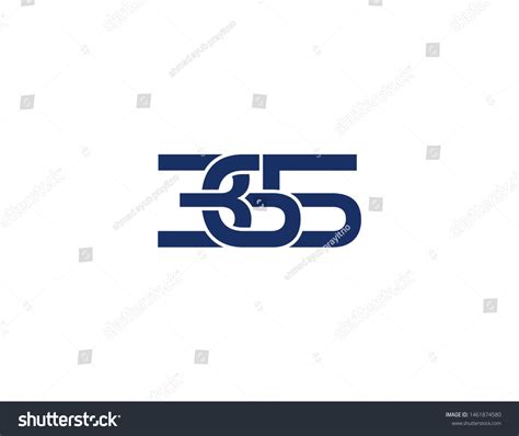 365 Original Monogram Logo Design 库存插图 1461874580 | Shutterstock