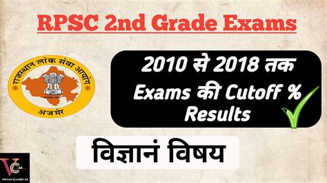 Rpsc 2nd Grade Science Exam Expected Cutoff 2022 Rpsc 2nd Grade