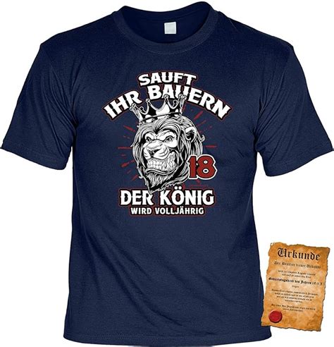 T Shirt Geburtstag Geburtstagsshirt Spr Che Jahre Sauft Ihr