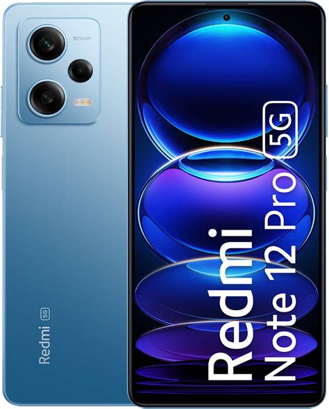 Смартфон Xiaomi Redmi Note 12 Pro 5G, 6GB, 128GB, Sky Blue - MZB0D2VEU ...