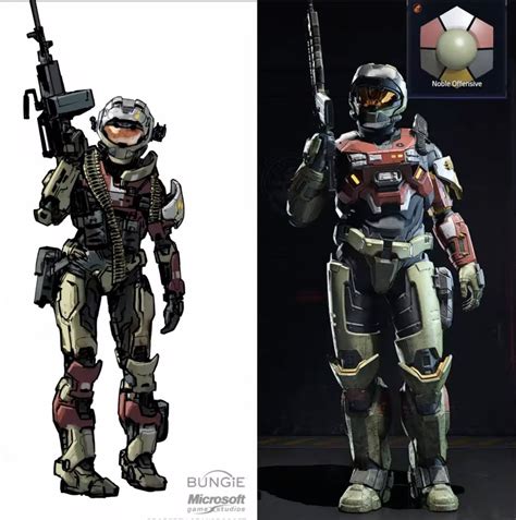 Halo Reach Characters Armor