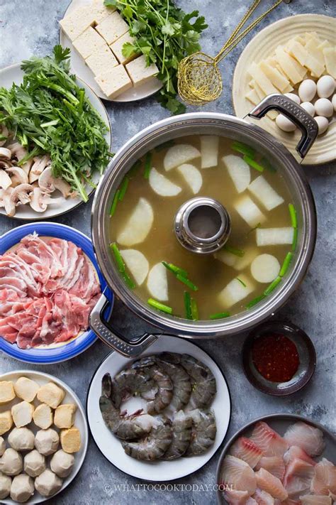 I M Sharing How To Prepare An Easy Chinese Steamboat Or Hot Pot At Home With An Easy Homemade
