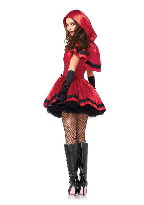 Gothic Little Red Riding Hood Adult Costume - FOREVER HALLOWEEN