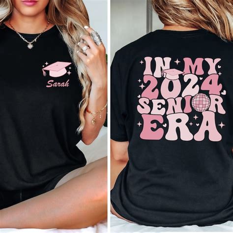 In My Senior Era Shirt Senior Class Of 2024 Shirt Senior 2024 Shirt