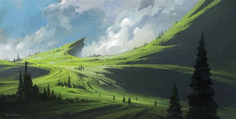 The Swirling Fields Andreas Rocha On Artstation At