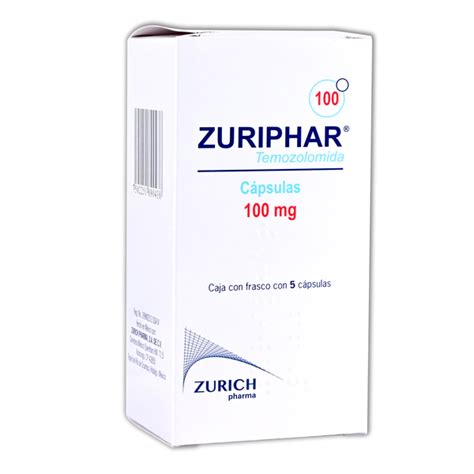 Medically Temozolomida Cap 100 Mg Caja C 5 Zuriphar Farmacia A