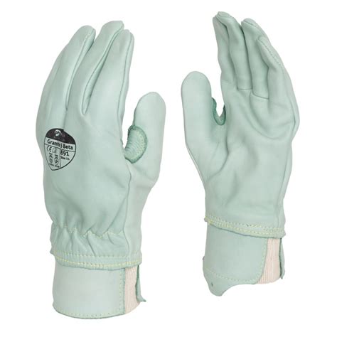 Granite Beta Grain Leather Glove With Kevlar Liner Polyco Healthline