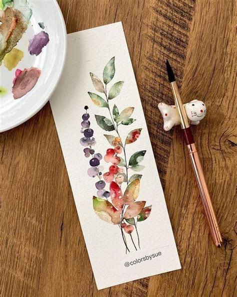 Pingl Par Reatha Venditti Sur Diy Watercolor Painting Cartes L