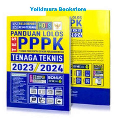 Jual Panduan Lolos Tes PPPK Untuk Tenaga Teknis Tahun 2023 2024