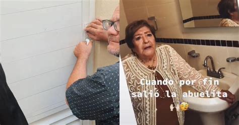 Abuelita Se Queda Atrapada En El Baño En Su Fiesta De Cumpleaños