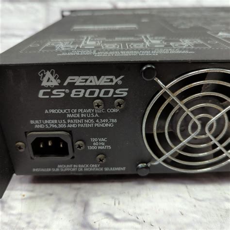 Peavey Cs800s 1200w Power Amp Evolution Music