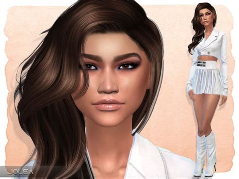 Joleas Sim Zendaya Inspired By Celebrity Outfits Sims