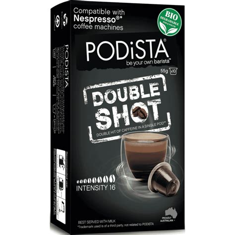 PODiSTA Double Shot Coffee Pod Rewards Shop Australia