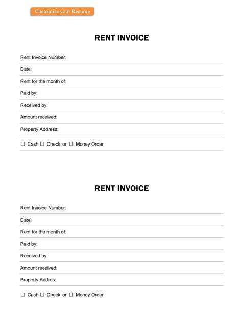 49 Printable Rent Receipts Free Templates Templatelab