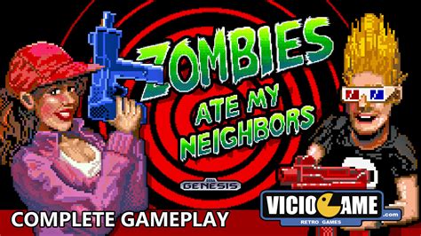 🎮 Zombies Ate My Neighbors Mega Drive Complete Gameplay Viciogame