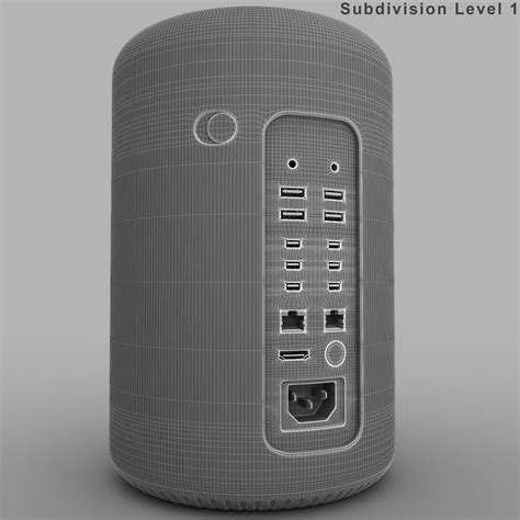 Mac Pro 2013 3D Model $29 - .max .fbx .obj .unknown - Free3D