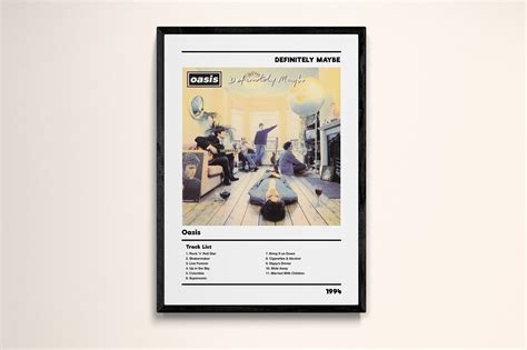 Oasis - Definitely Maybe / Poster, Wall Art