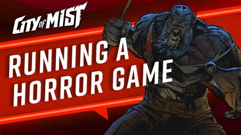 Running A Horror Game In City Of Mist Ttrpg Youtube