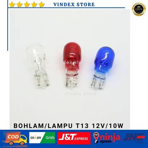 Jual BOHLAM LAMPU RIFTING SEIN SEN SENJA TANCAP COLOK T13 12V 10 W