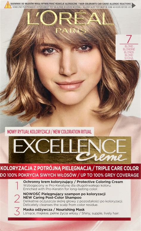 L ORÉAL PARIS EXCELLENCE krem koloryzujący ochronny nr 7 Blond 1